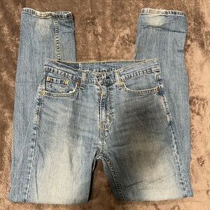 Levi's Light Blue Straight Jeans